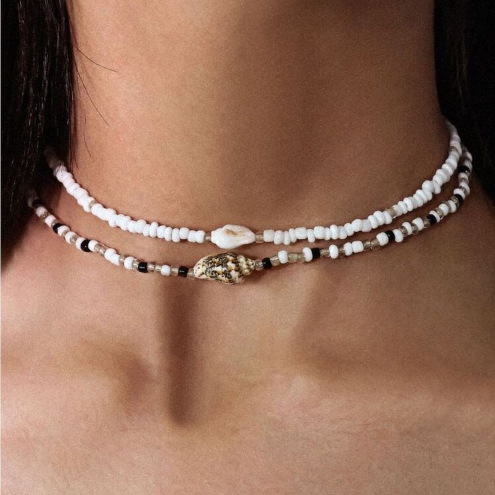 Boho shell necklace N1072